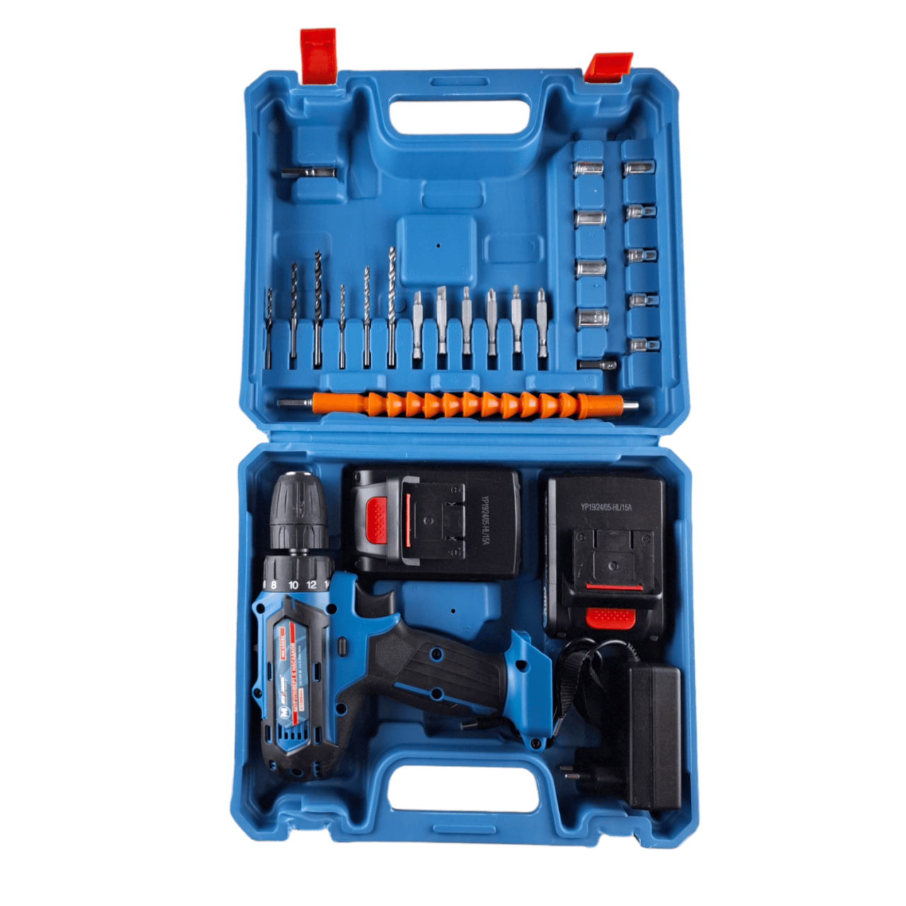 Шуруповерт аккумуляторный 48 V с набором бит и удлинителем, кейс,"MAXIMUM" MX 15241 оптом